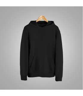 Cotton Unisex Hoodies (Black)