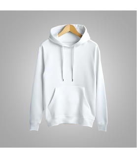 Cotton Unisex Hoodies (White)