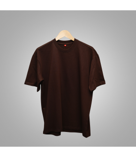 Oversized Unisex-French Terry Cotton (Brown)