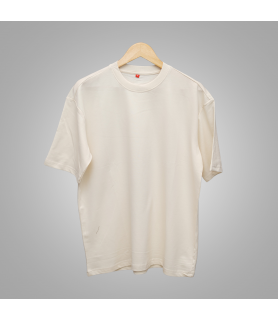 Oversized Unisex-French Terry Cotton (Off White)