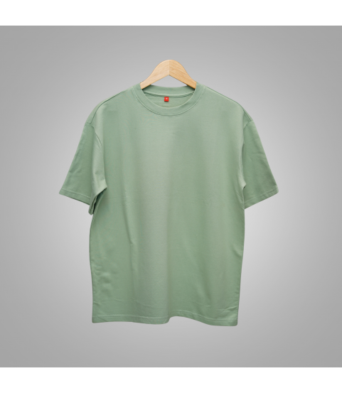 Oversized Unisex-French Terry Cotton (Sage Green)