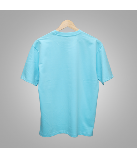 Oversized Unisex-French Terry Cotton (Sky Blue)
