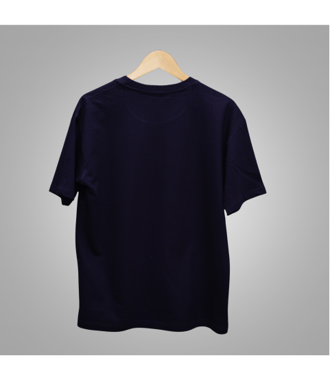 Oversized Unisex-French Terry Cotton (Navy)