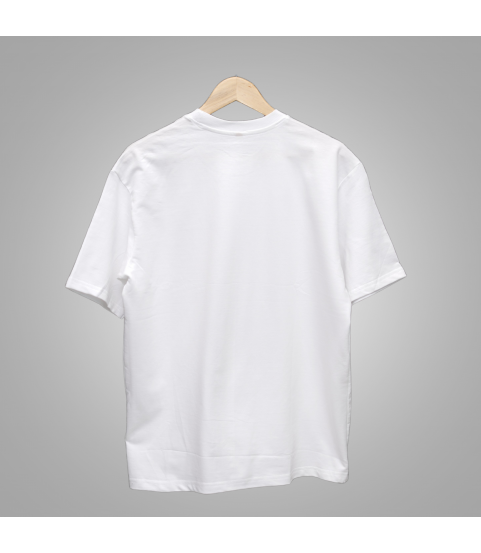 Oversized Unisex-French Terry Cotton (White)