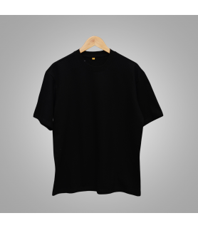 Oversized Unisex-French Terry Cotton (Black)