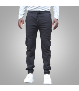Lycra Cargo Pants (Black)
