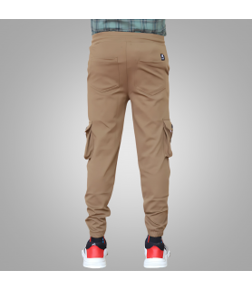 Lycra Cargo Pants (BROWN)