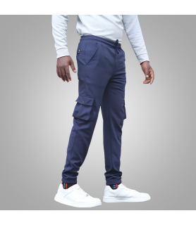 Lycra Cargo Pants (Navy)