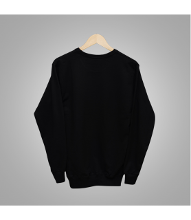 Cotton Unisex Sweatshirt (black)